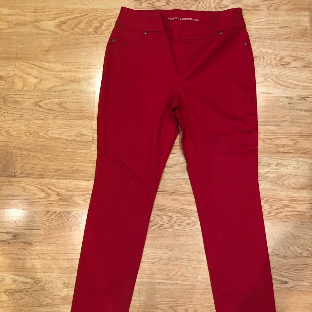 Chico’s red pants